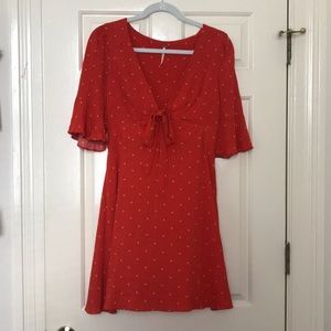Free People “All Yours” polka dot dress